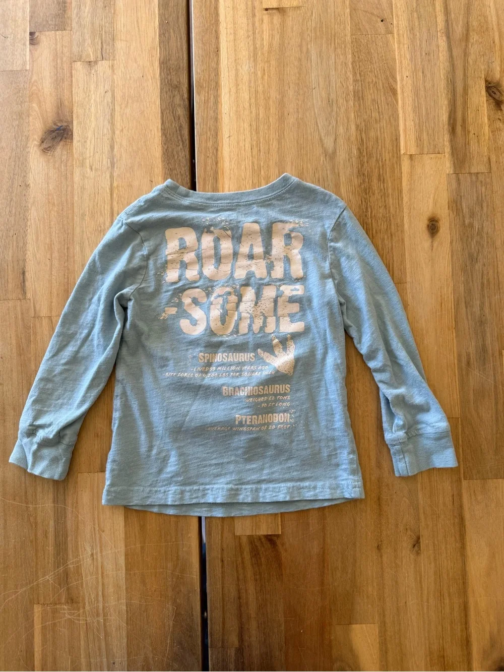OshKosh B’gosh Dinosaur Long Sleeve Graphic Tee 3T Blue